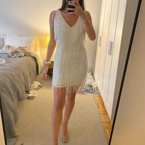 Nadine Merabi Sadie White Dress